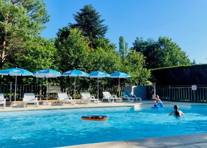 אתר קמפינג Avec Terrasse Pour 5 Personnes - Api-1-52-905 Camon (Languedoc-Roussillon)