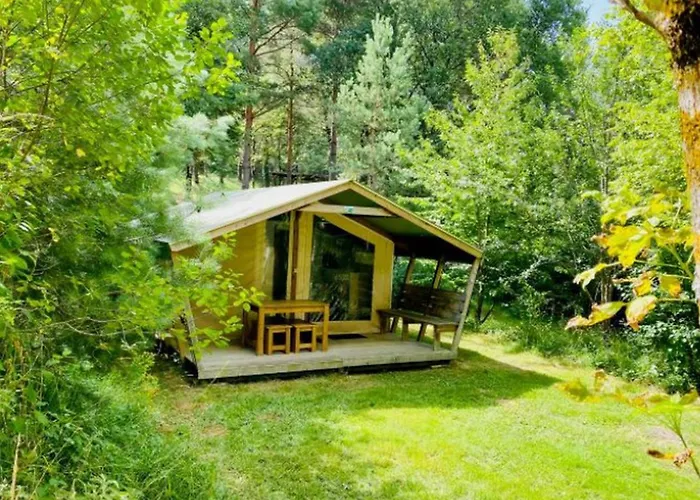 Avec Terrasse Pour 5 Personnes - Api-1-52-905 مكان تخييم Camon (Languedoc-Roussillon)